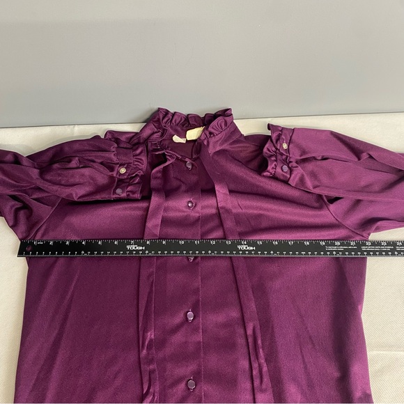Purple Ruffle Blouse - Picture 9 of 16